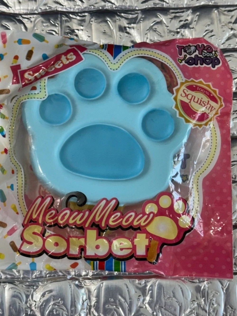 ToysBoxShop Paw Sorbet Icecream Fidget Toy Squishy